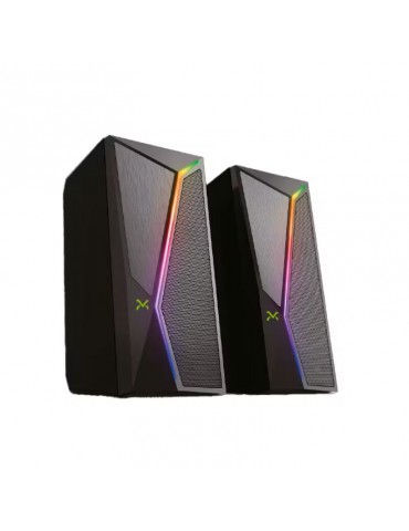 Droxio Siren Altavoces Gaming 2.0 RGB Negros