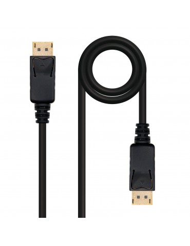 Cable DisplayPort, DP/M-DP/M, negro, 2.0m