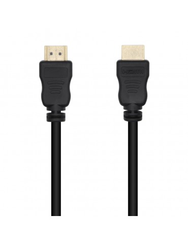 Cable HDMI V1.4 Alta Velocidad 14+1 CCS, A/M-A/M, Negro, 2.0M