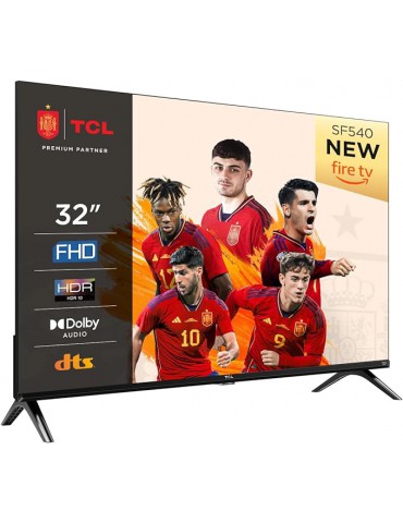 TV 32" TCL 32S5400AF FHD Smart TV - HDR & HLG-Dolby Audio-DTS Virtual X/DTS-HD-Metal Bezel-Less-Dual-Band WiFi 5