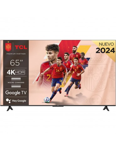 TCL 65P655 - Smart TV 65" 4K UHD HDR, Google TV, Dolby Audio